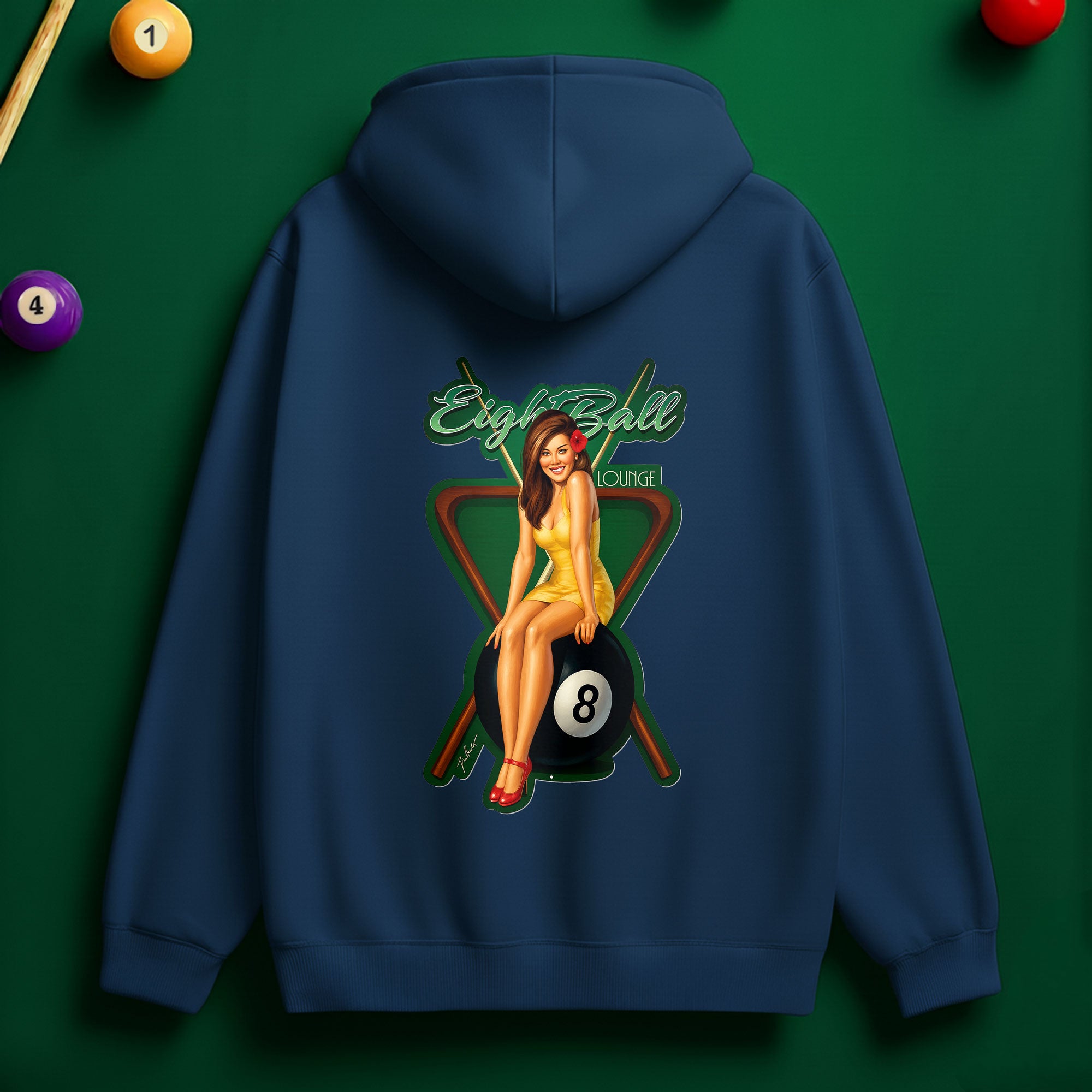 8 Billiard Lounge Hoodie – Relaxed Style for Pool Lovers