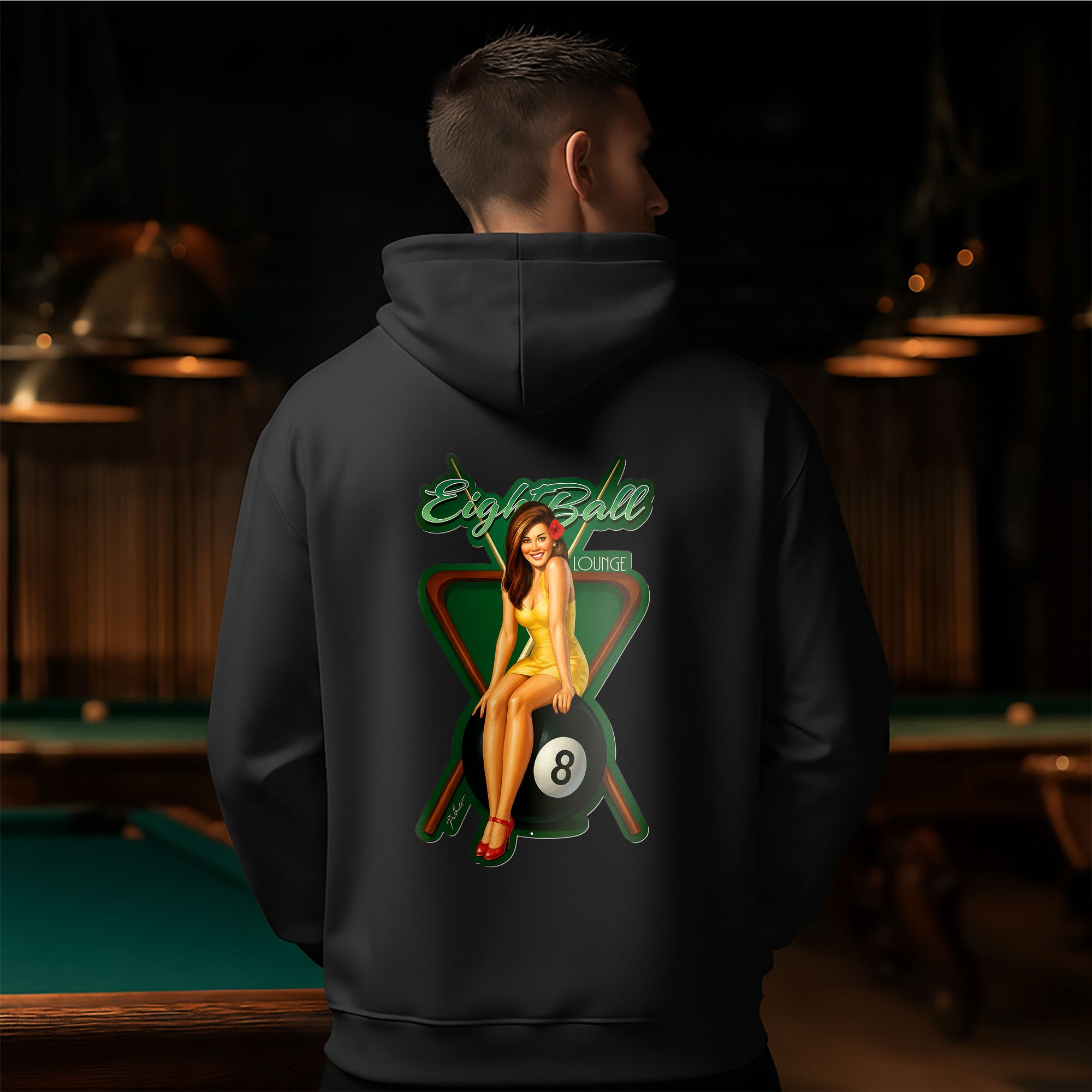 8 Billiard Lounge Hoodie – Relaxed Style for Pool Lovers