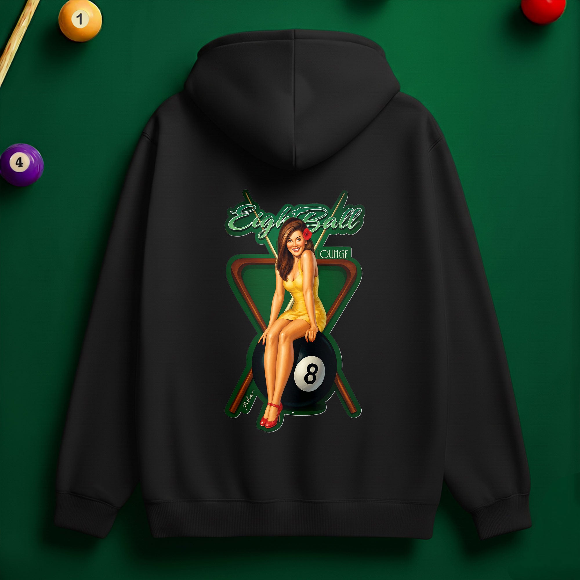 8 Billiard Lounge Hoodie – Relaxed Style for Pool Lovers