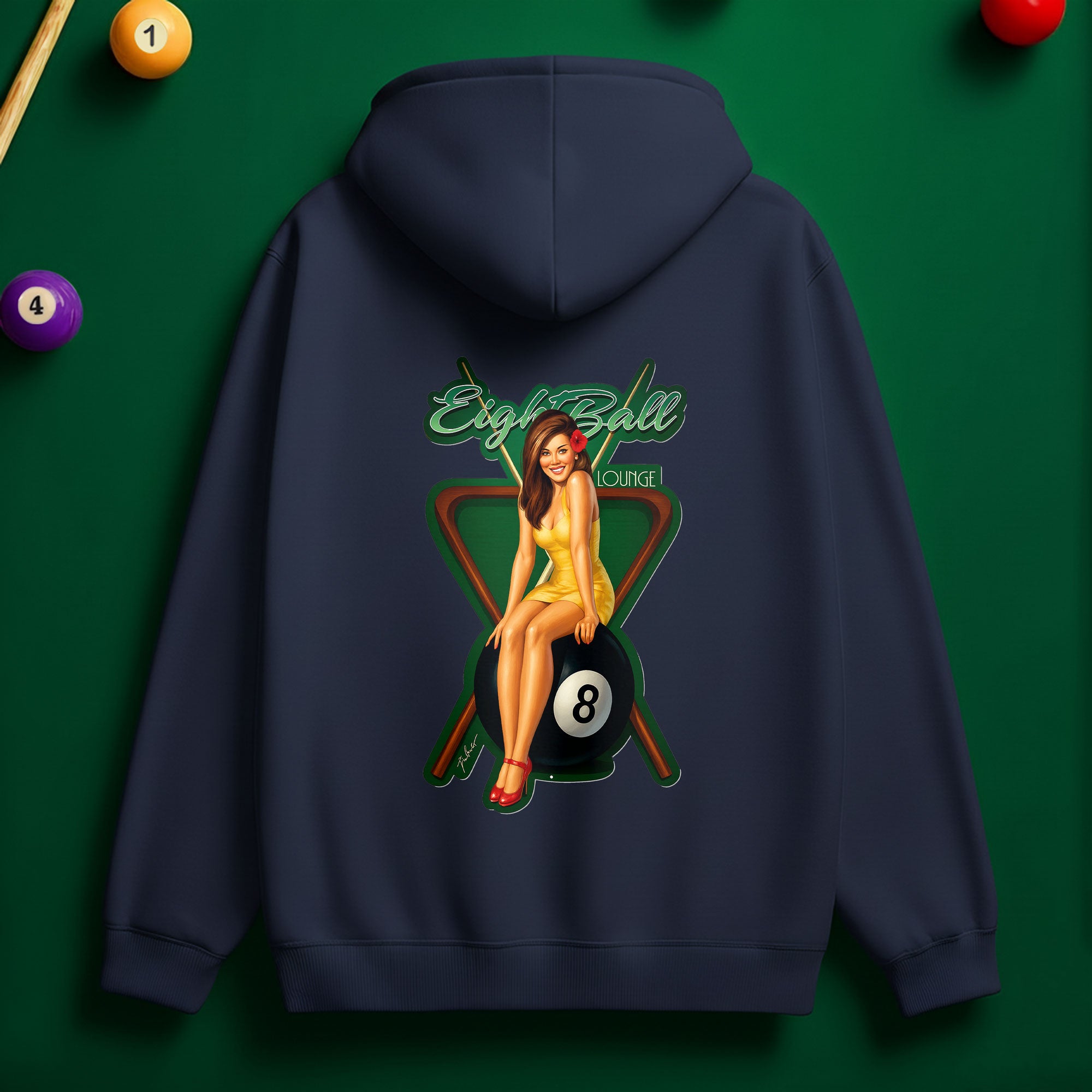 8 Billiard Lounge Hoodie – Relaxed Style for Pool Lovers