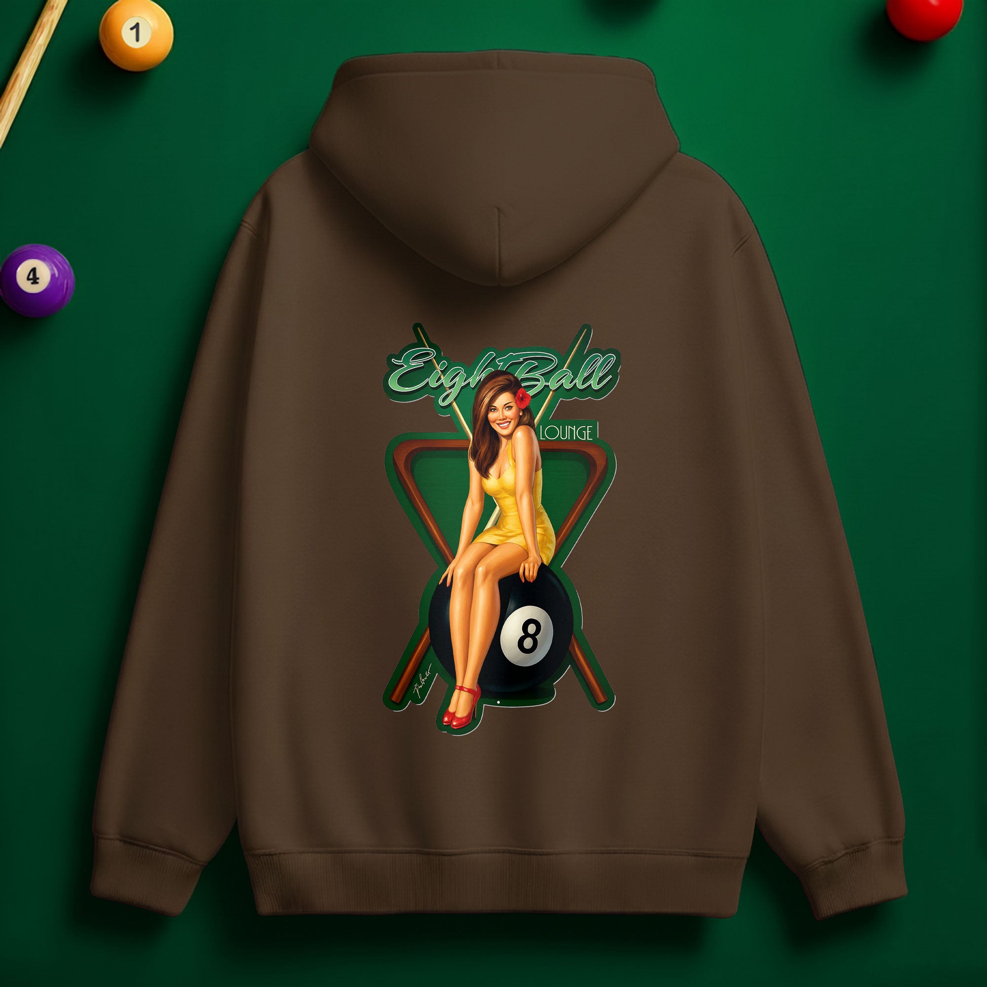 8 Billiard Lounge Hoodie – Relaxed Style for Pool Lovers