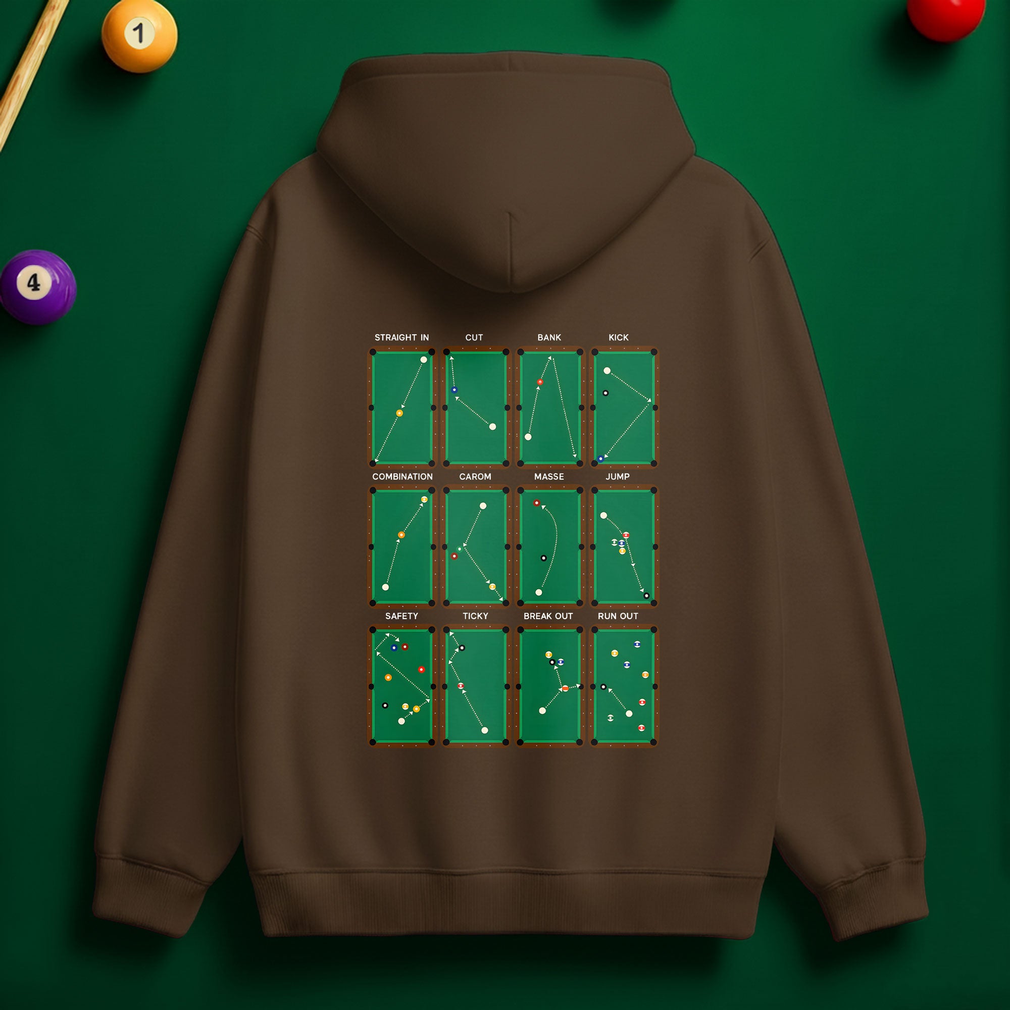 8 Ball Is King Hoodie – Rule the Game in Style