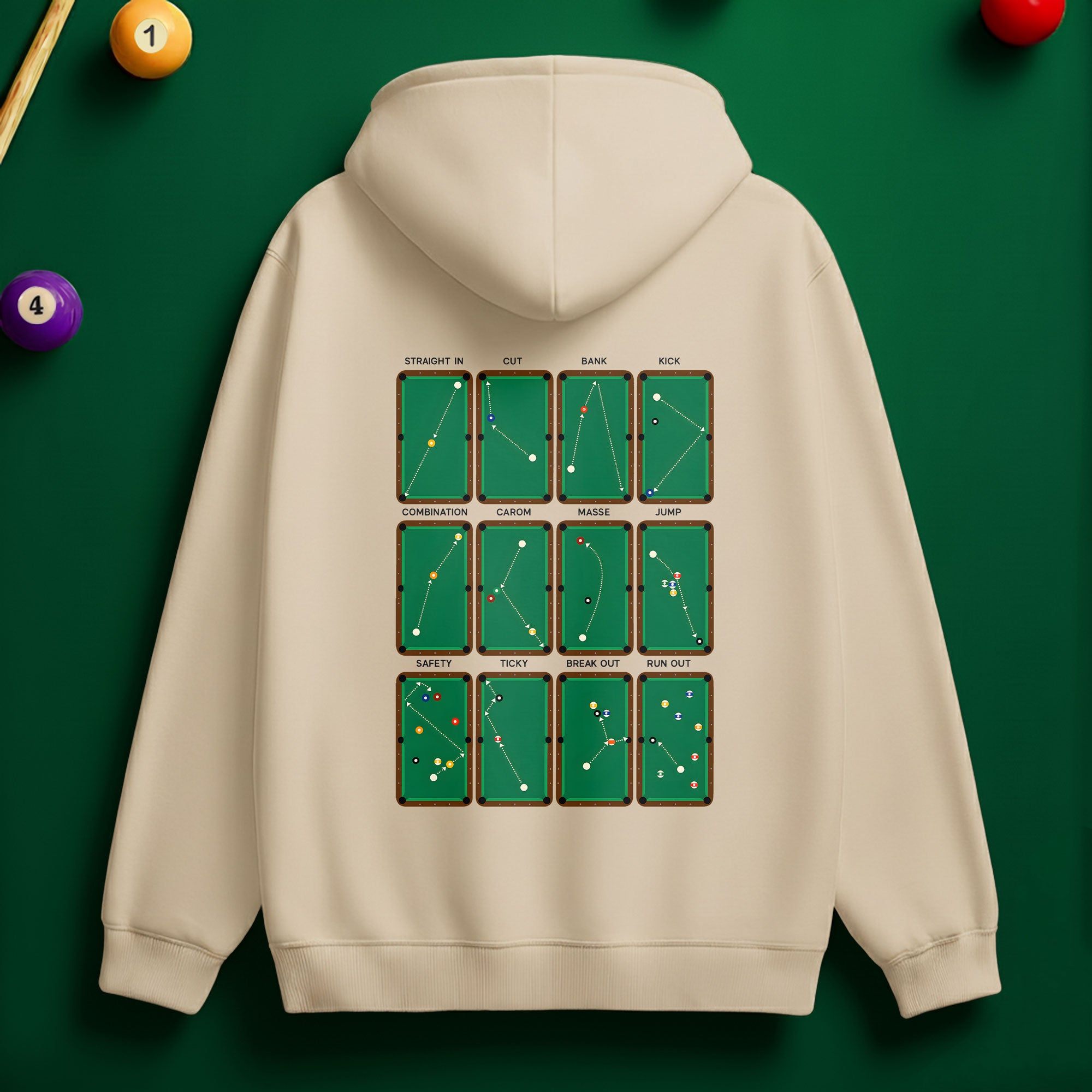 8 Ball Is King Hoodie – Rule the Game in Style