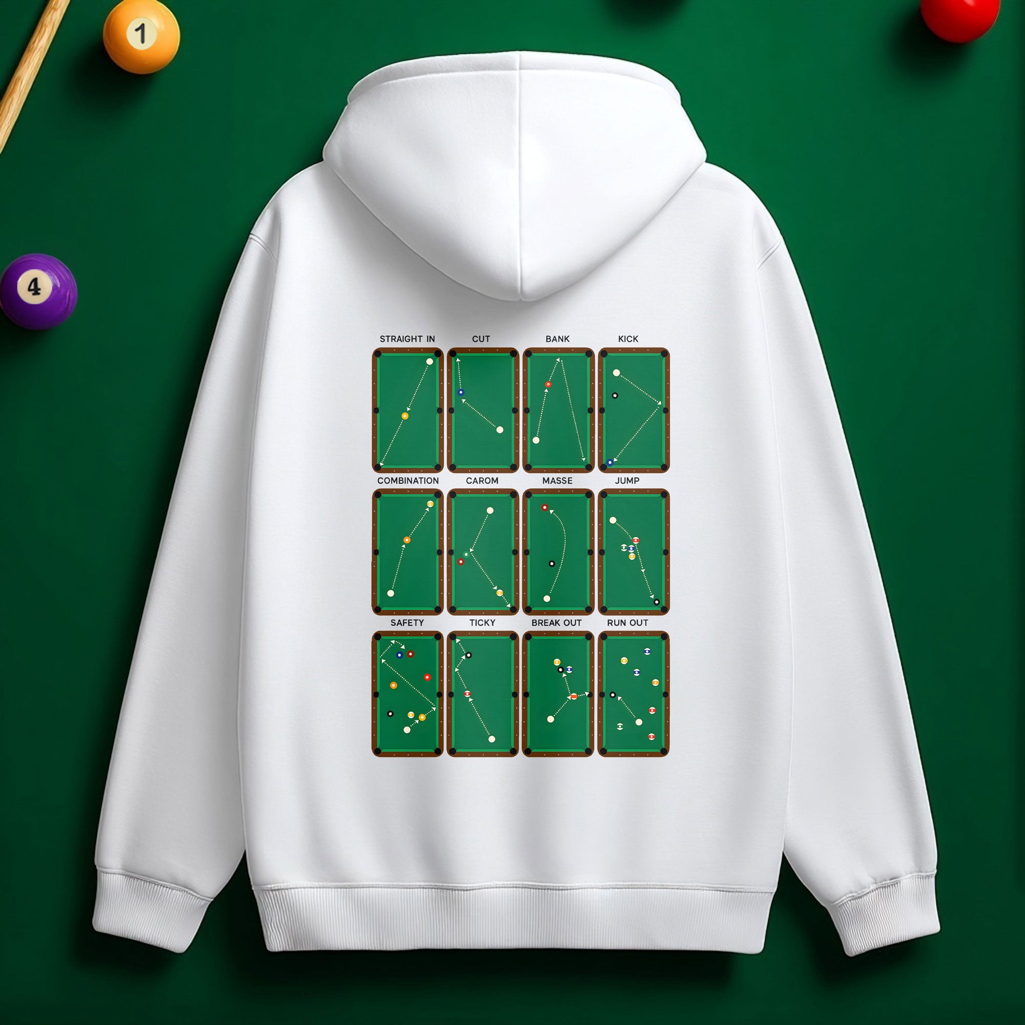 8 Ball Is King Hoodie – Rule the Game in Style