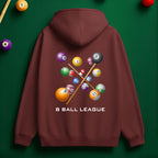 8 Ball League Hoodie – Play Hard, Win Big