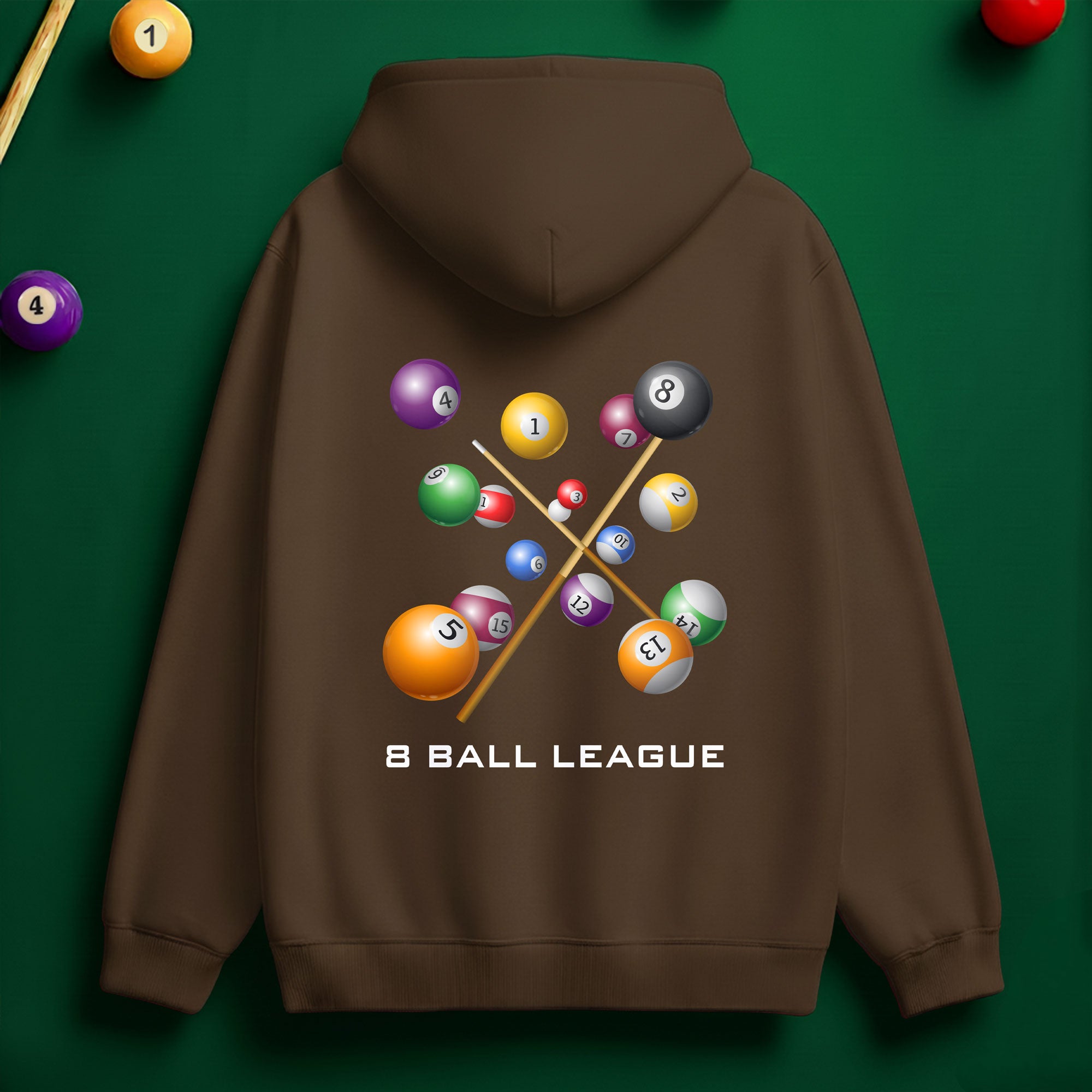 8 Ball League Hoodie – Play Hard, Win Big