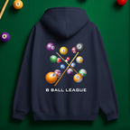 8 Ball League Hoodie – Play Hard, Win Big
