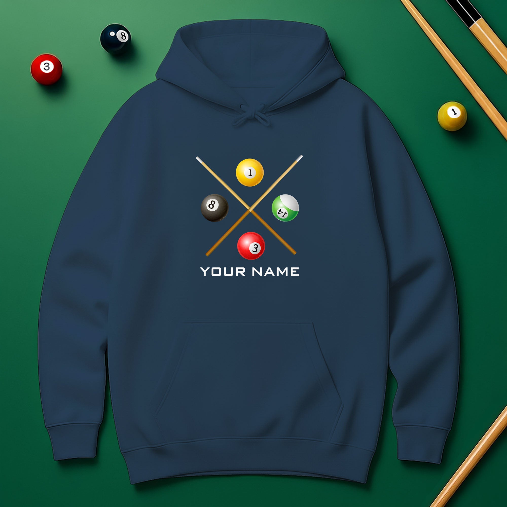 8 Ball League Hoodie – Play Hard, Win Big