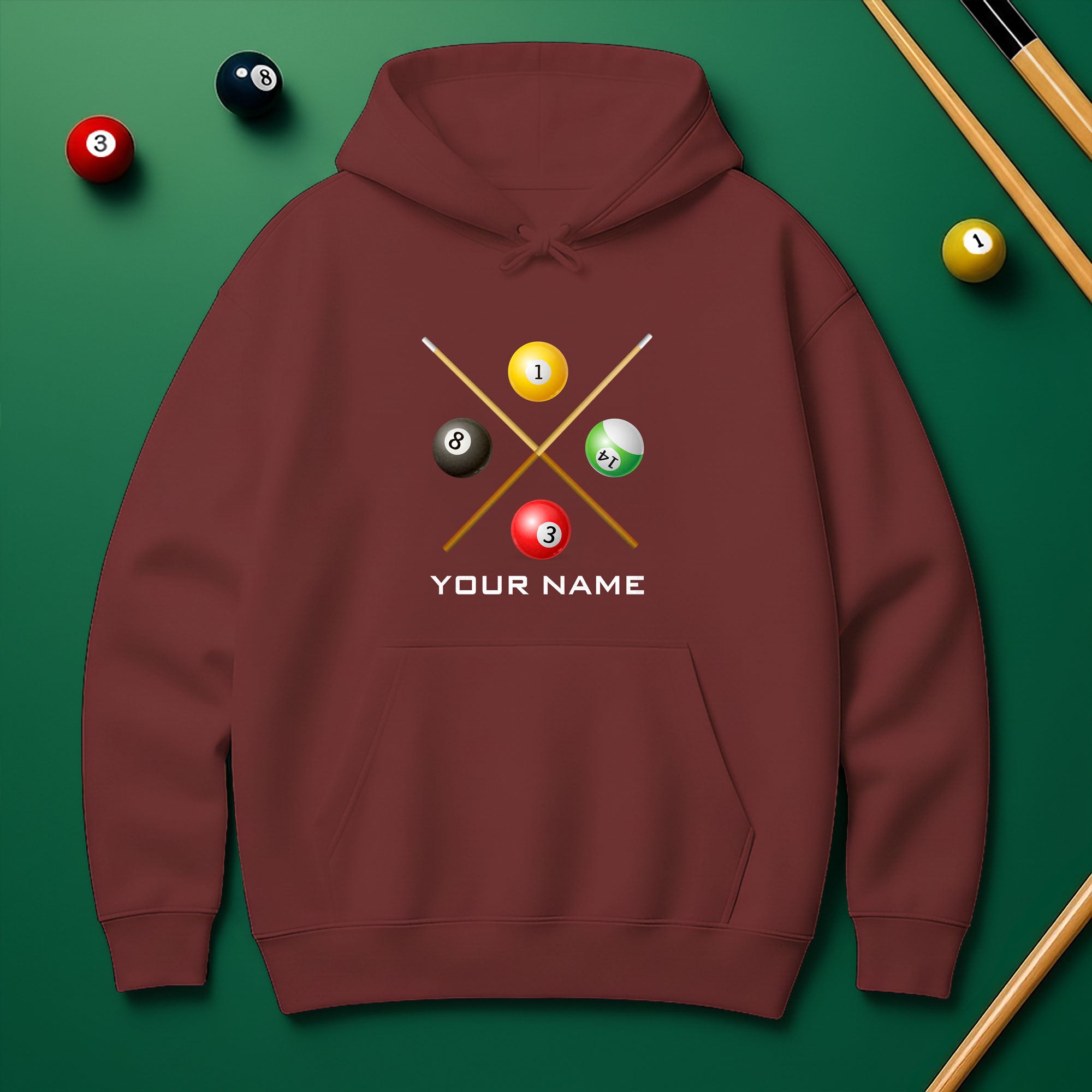 8 Ball League Hoodie – Play Hard, Win Big