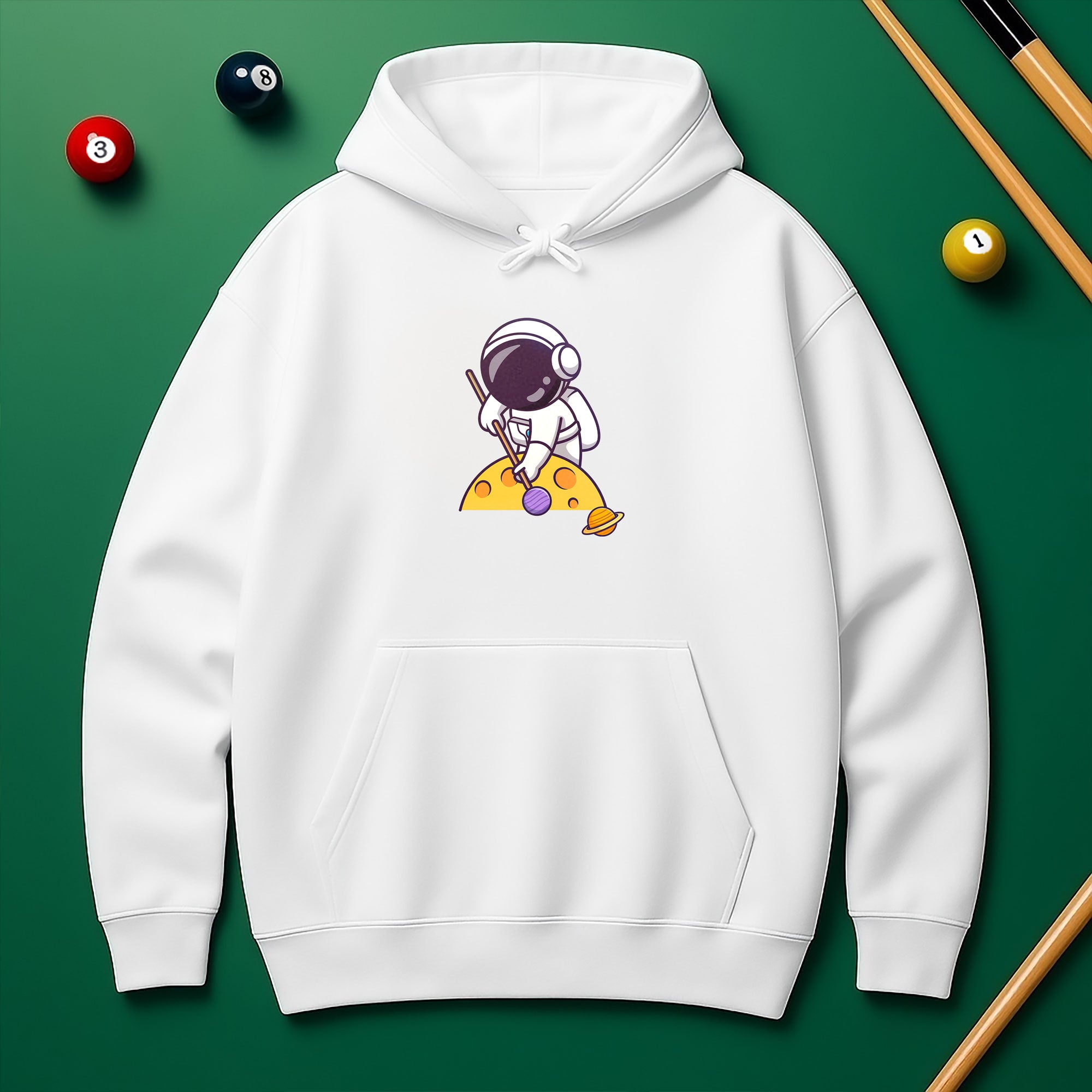 Astronaut Billiard Hoodie – Out-of-This-World Pool Style