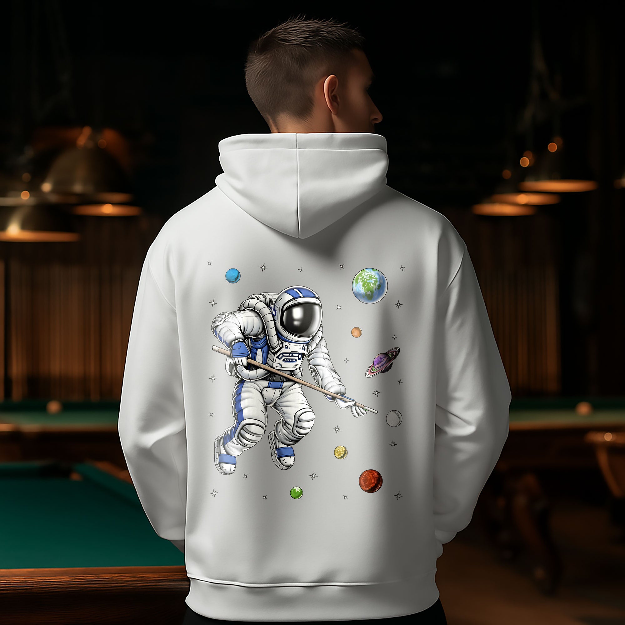 Astronaut Billiard Hoodie – Out-of-This-World Pool Style
