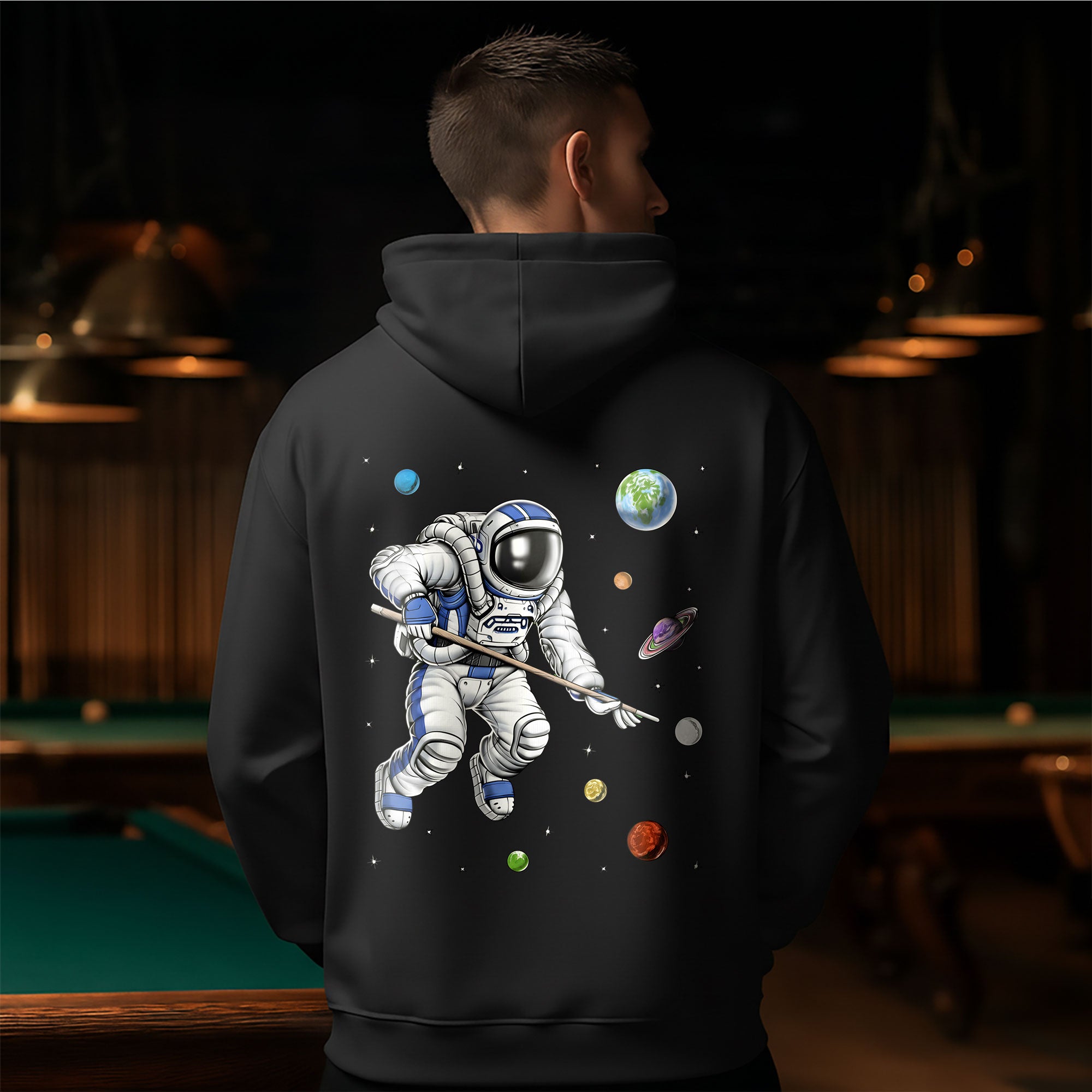 Astronaut Billiard Hoodie – Out-of-This-World Pool Style