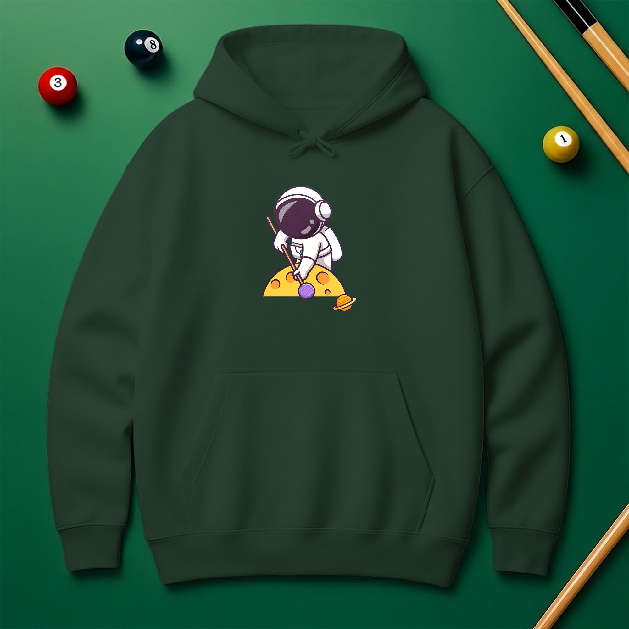 Astronaut Billiard Hoodie – Out-of-This-World Pool Style
