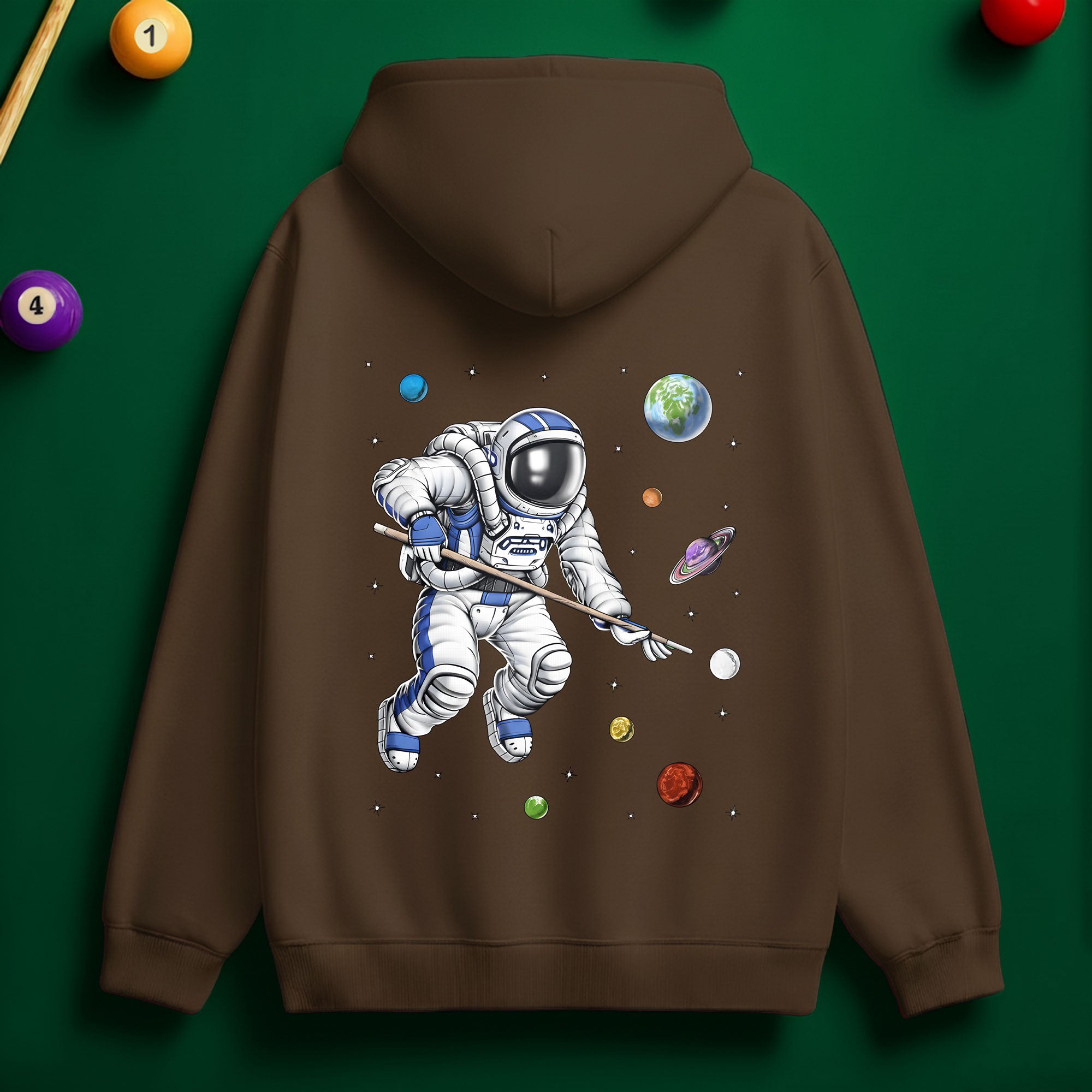 Astronaut Billiard Hoodie – Out-of-This-World Pool Style