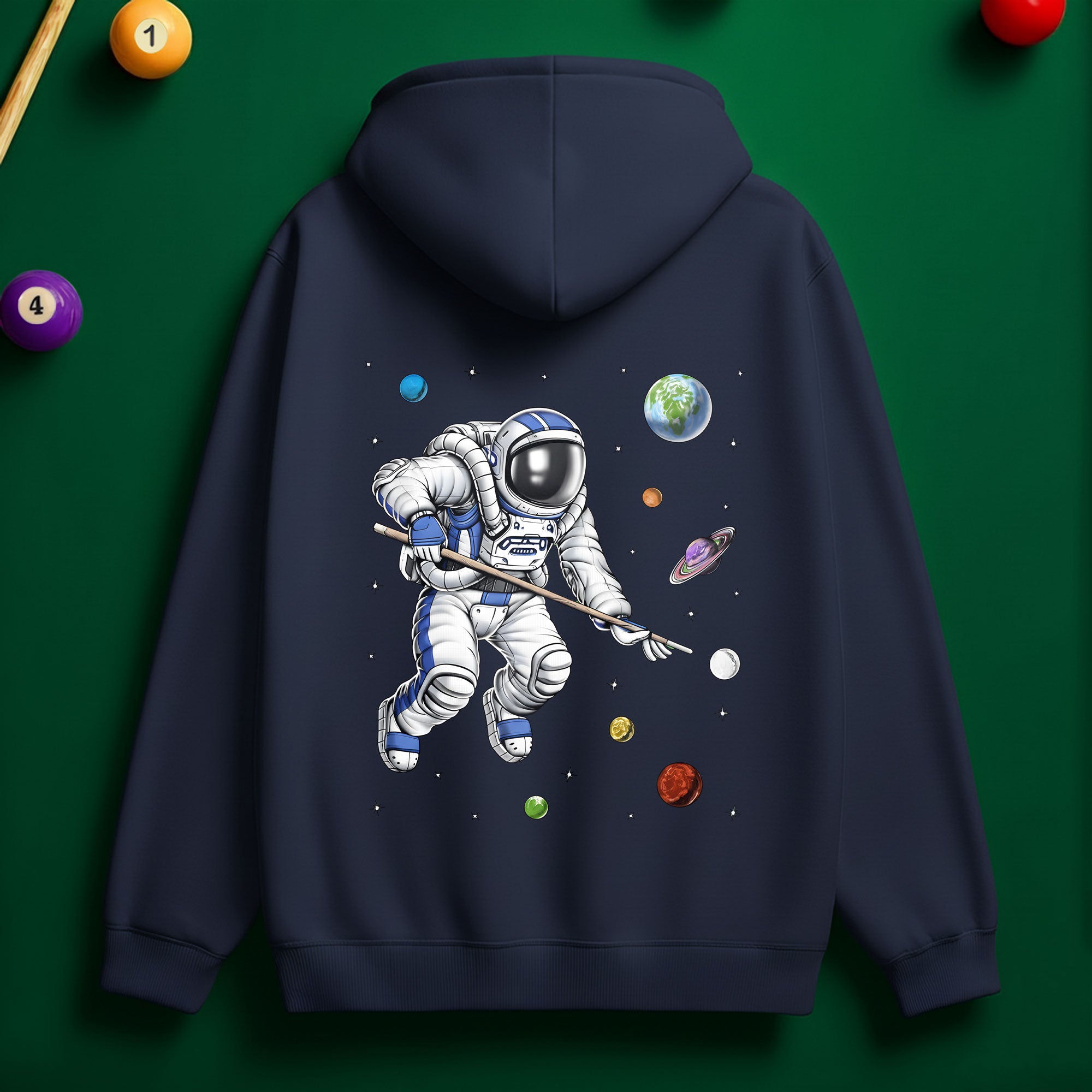 Astronaut Billiard Hoodie – Out-of-This-World Pool Style