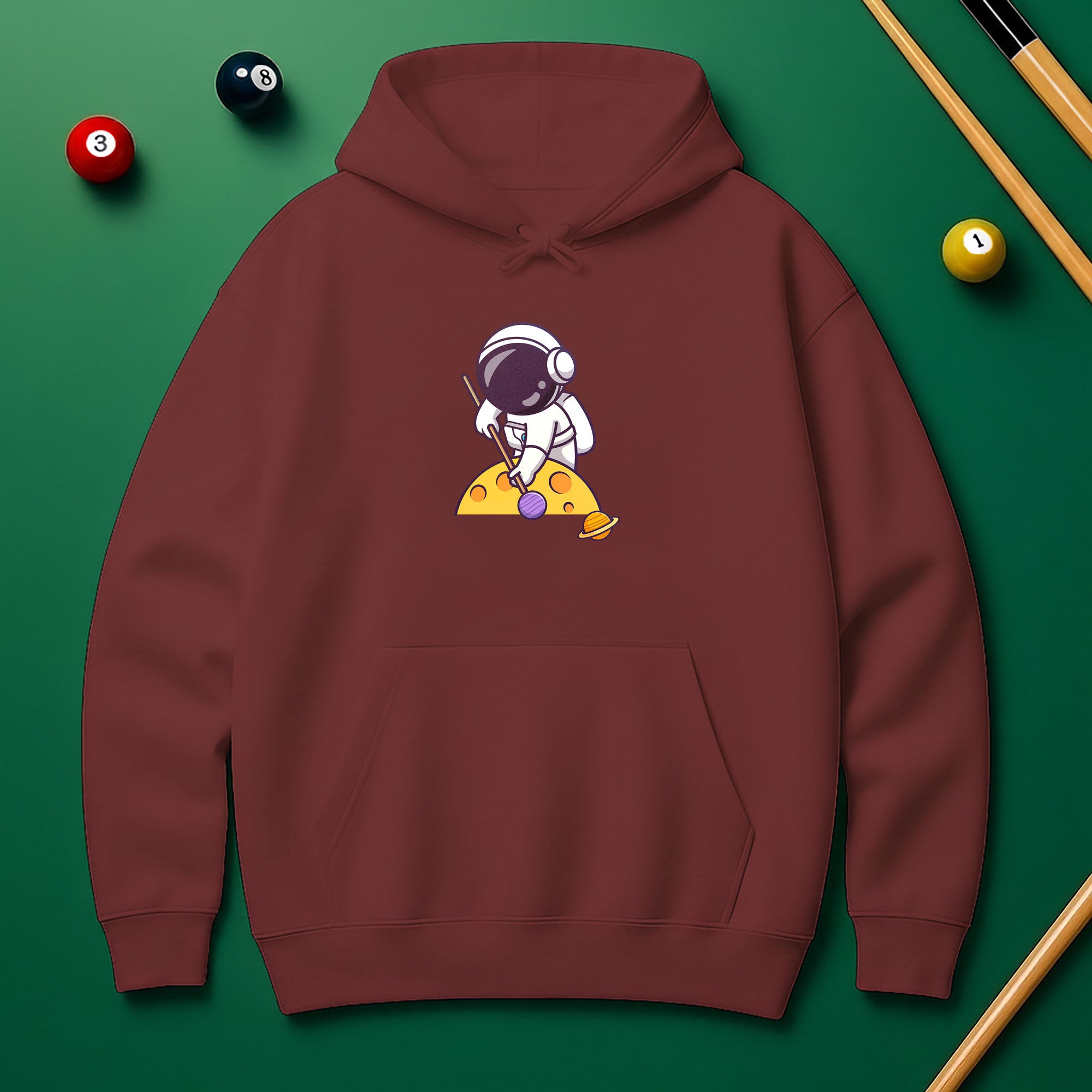 Astronaut Billiard Hoodie – Out-of-This-World Pool Style