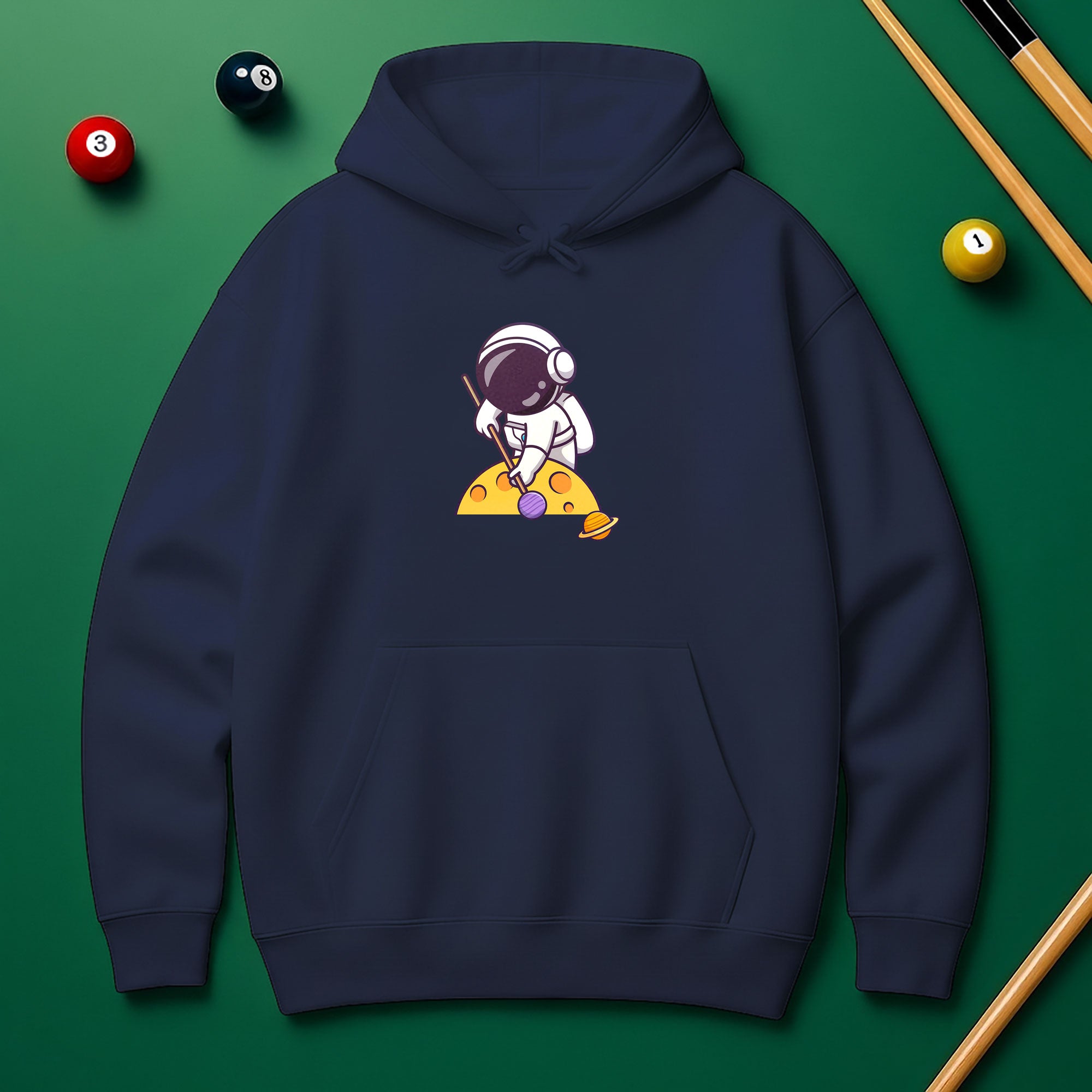 Astronaut Billiard Hoodie – Out-of-This-World Pool Style