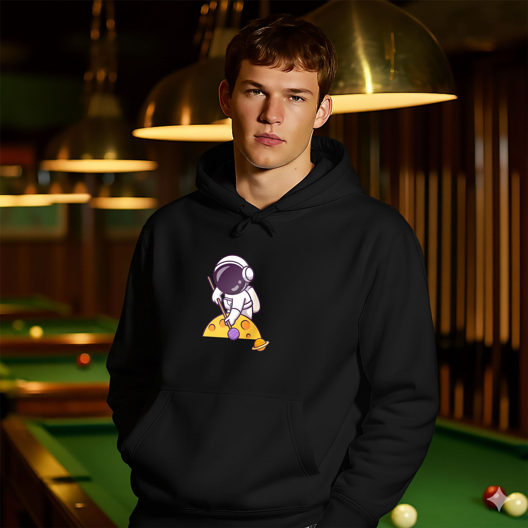 Astronaut Billiard Hoodie – Out-of-This-World Pool Style