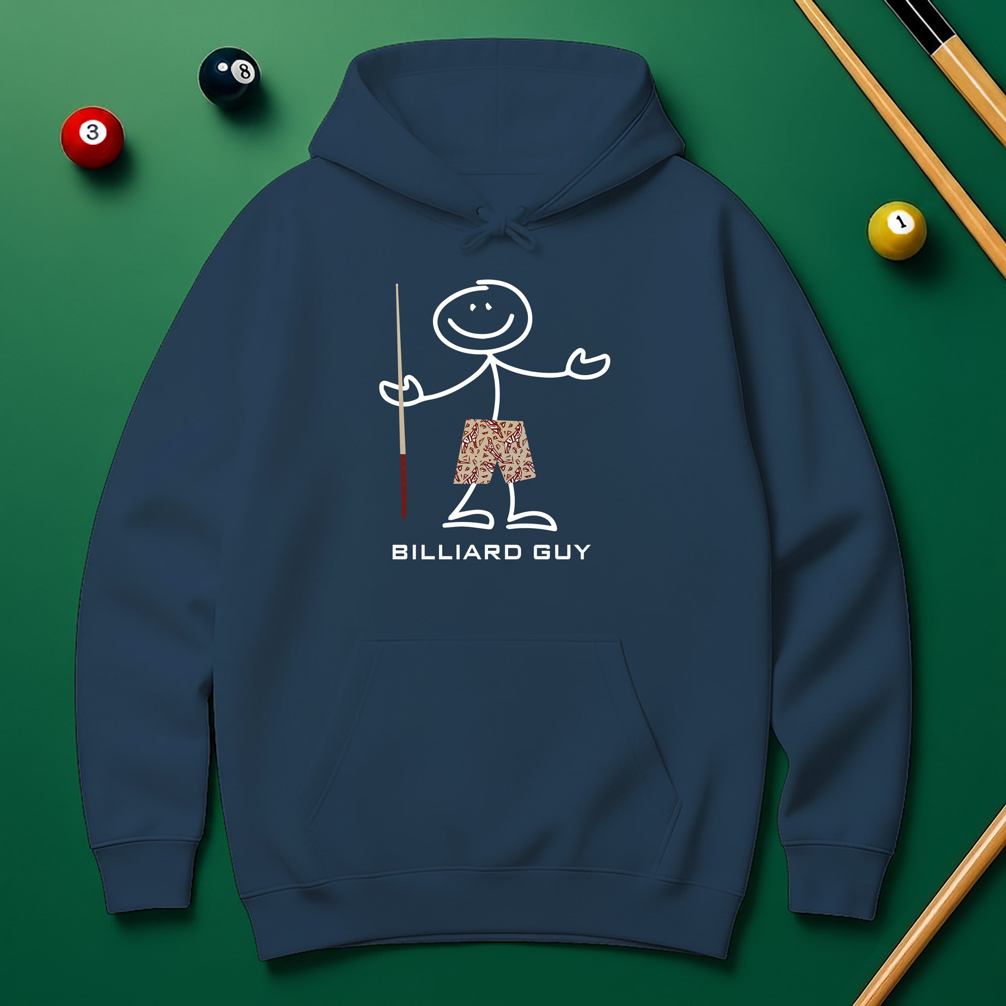 Billiard Guy Hoodie – Cool Gift for Pool Lovers