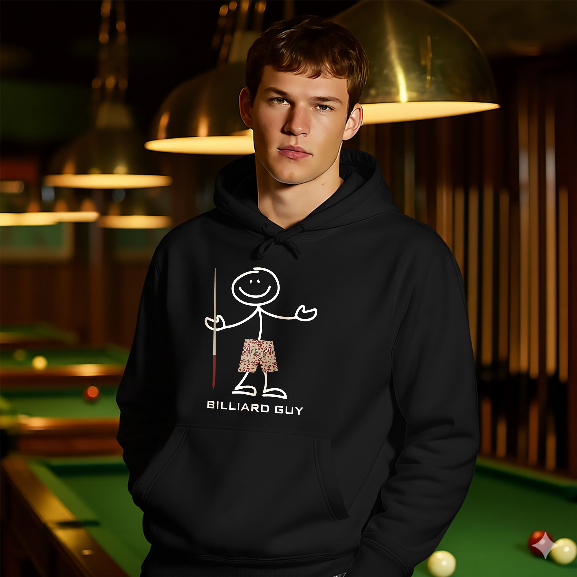 Billiard Guy Hoodie – Cool Gift for Pool Lovers