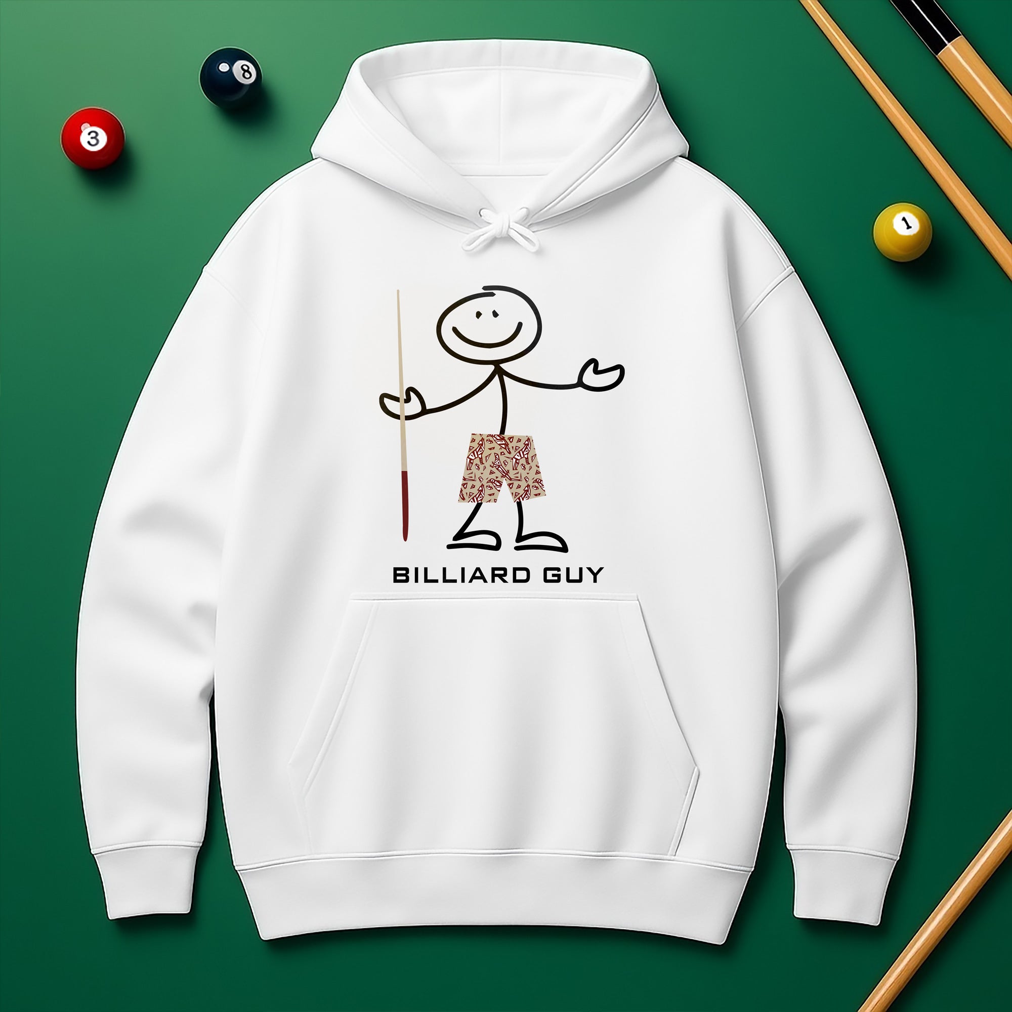 Billiard Guy Hoodie – Cool Gift for Pool Lovers