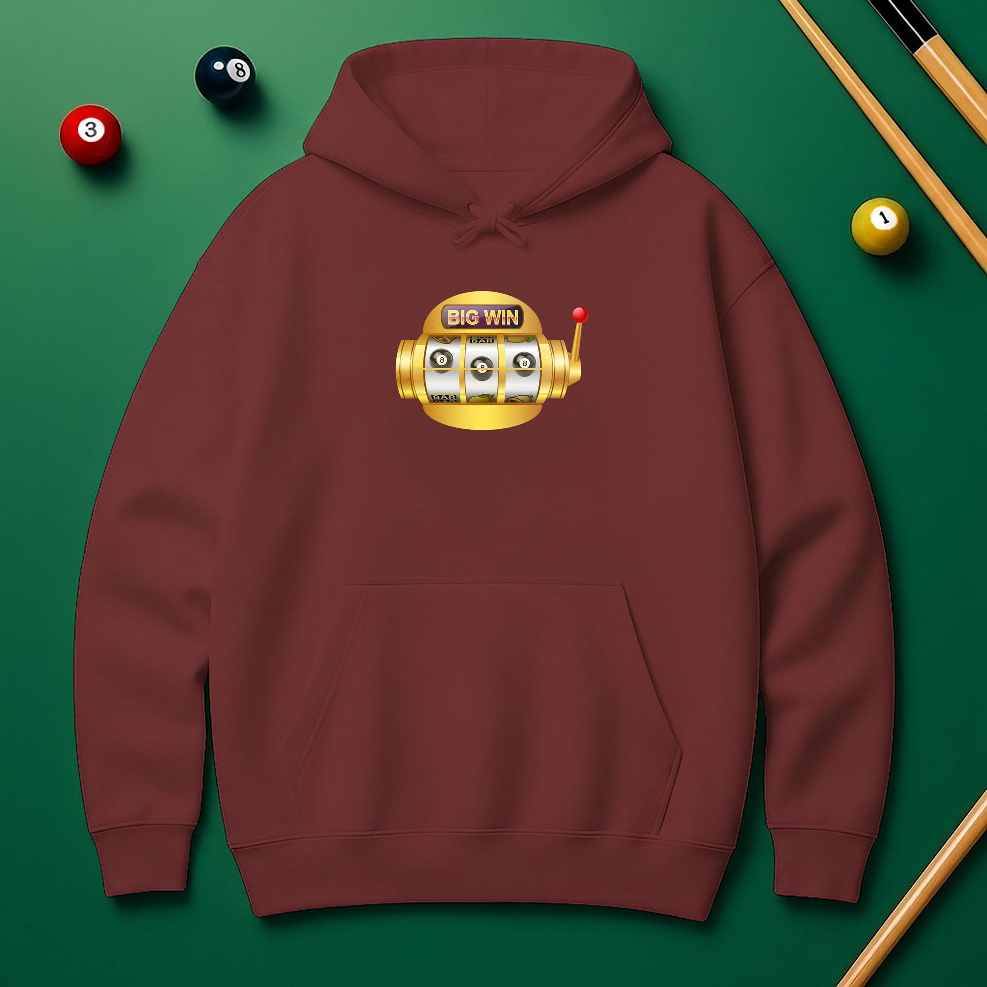 Billiard Bingo Hoodie – Fun Style for Pool Lovers