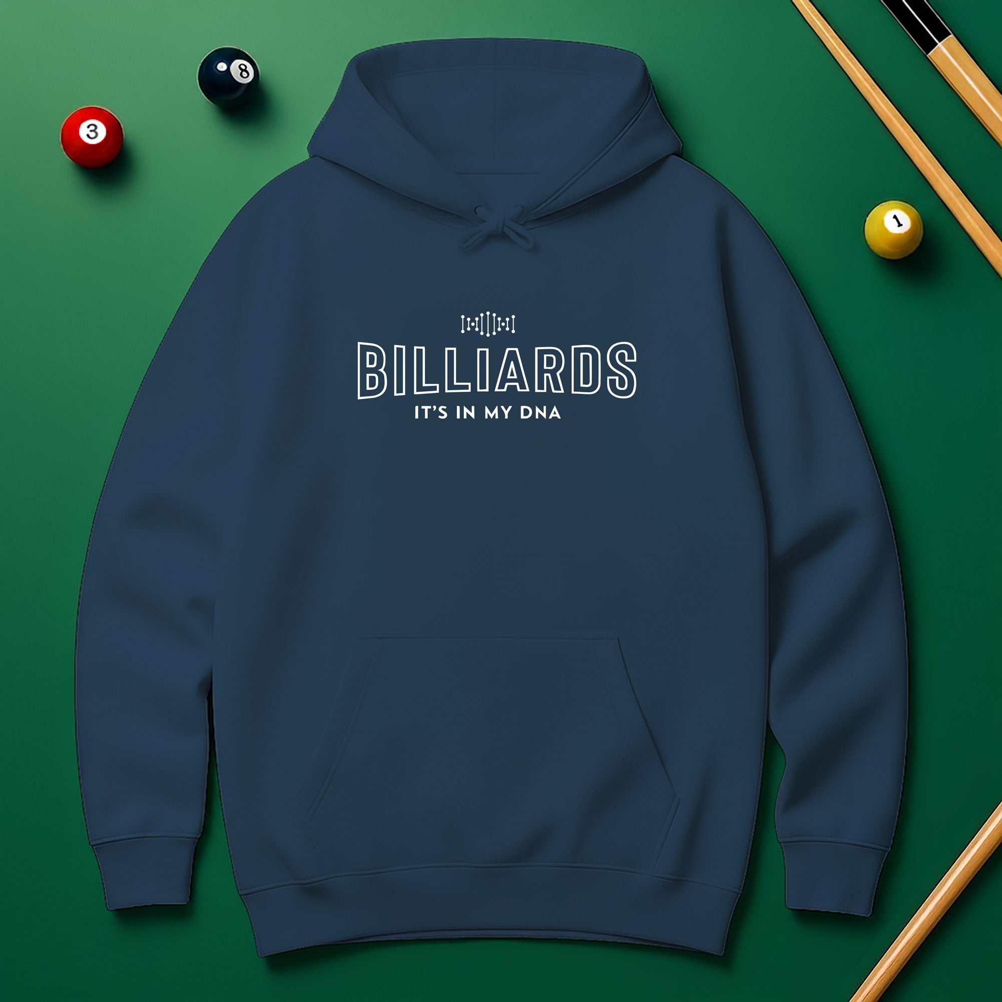 Billiard DNA Hoodie – Built for True Pool Players