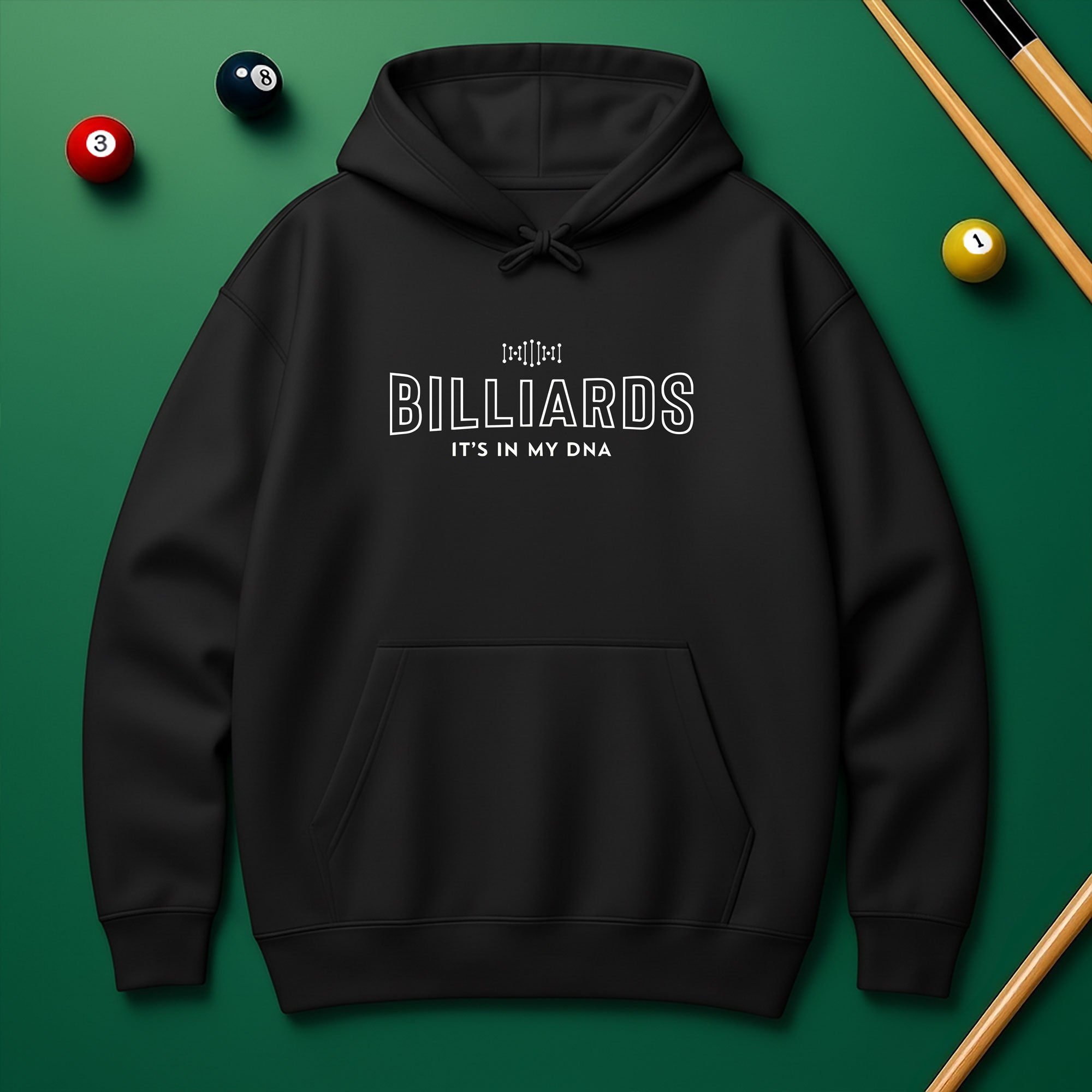 Billiard DNA Hoodie – Built for True Pool Players