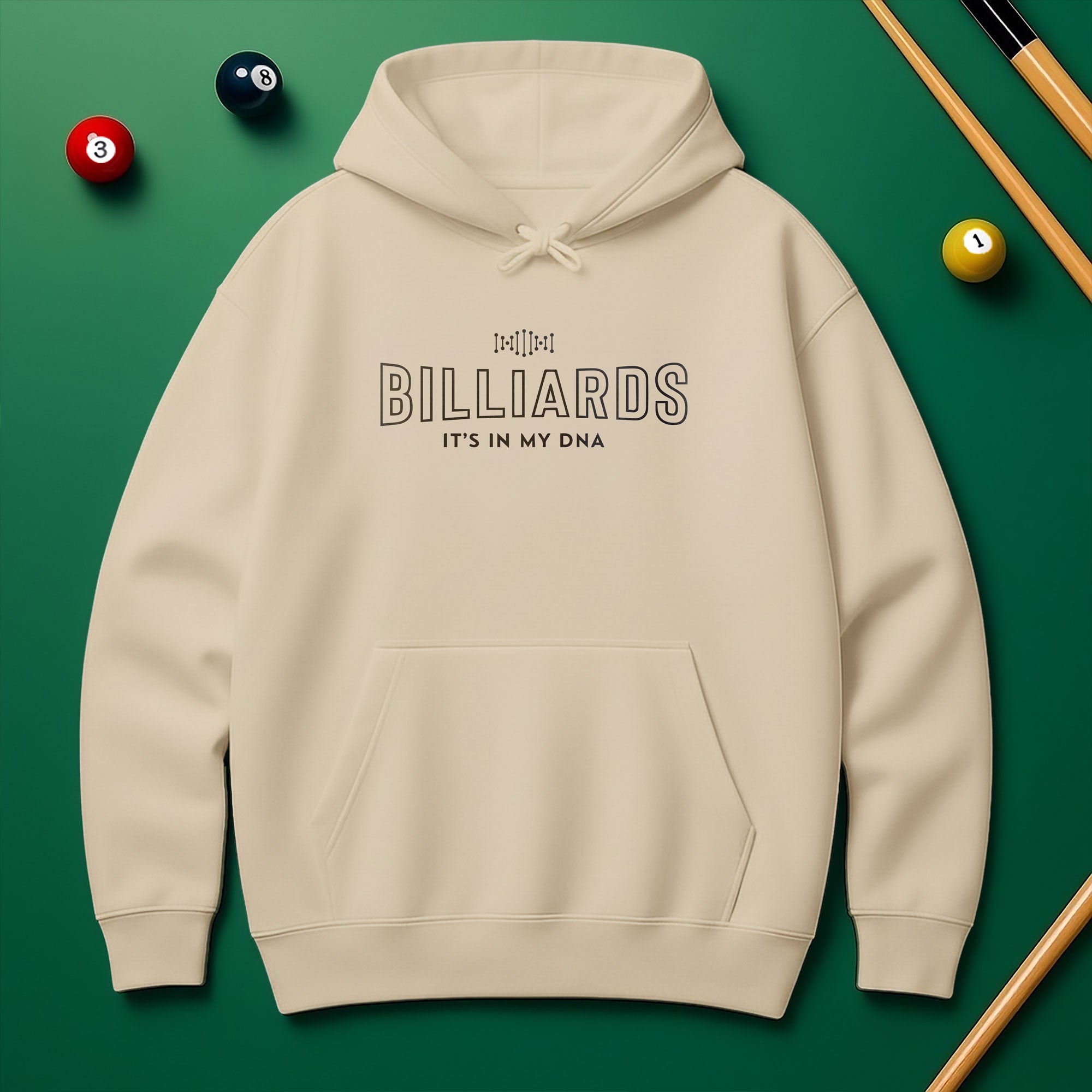 Billiard DNA Hoodie – Built for True Pool Players