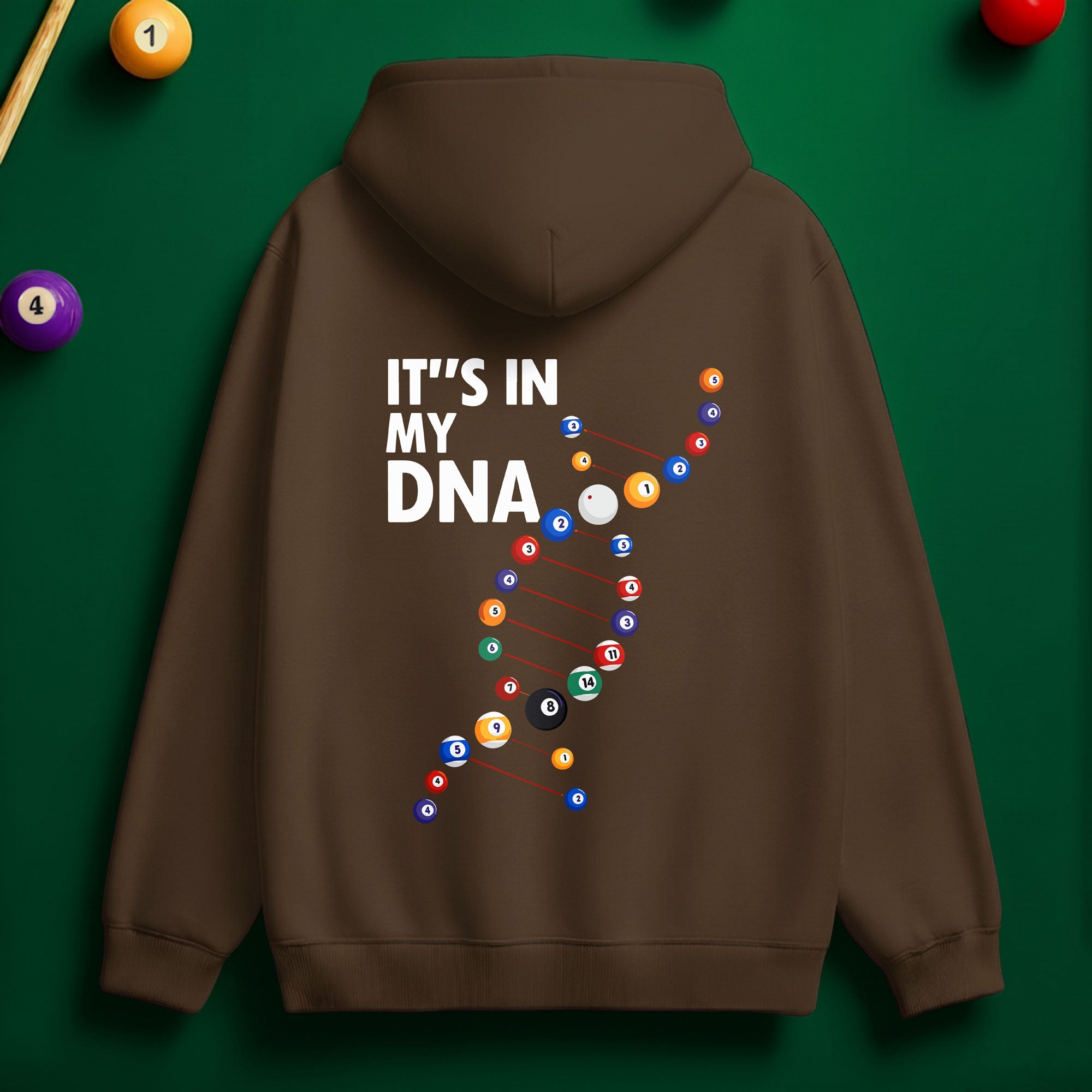 Billiard DNA Hoodie – Built for True Pool Players