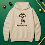 Billiard Girl Hoodie – Stylish Pool Lover Sweatshirt
