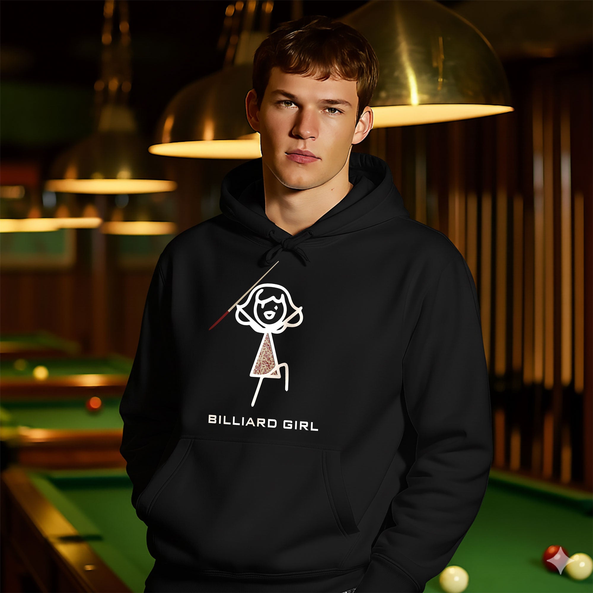 Billiard Girl Hoodie – Stylish Pool Lover Sweatshirt