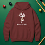 Billiard Girl Hoodie – Stylish Pool Lover Sweatshirt