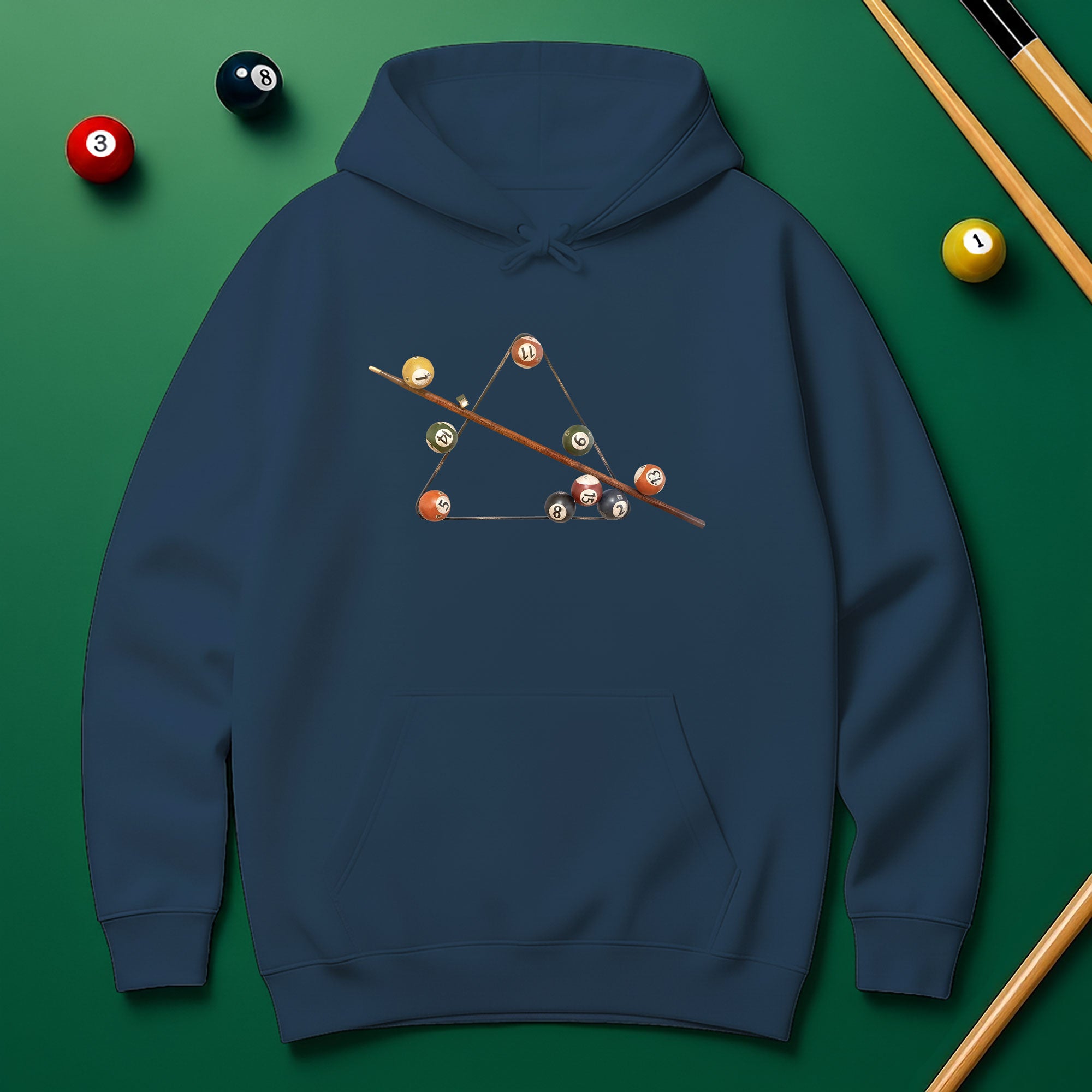 Billiard Vintage Hoodie – Classic Retro Pool Style