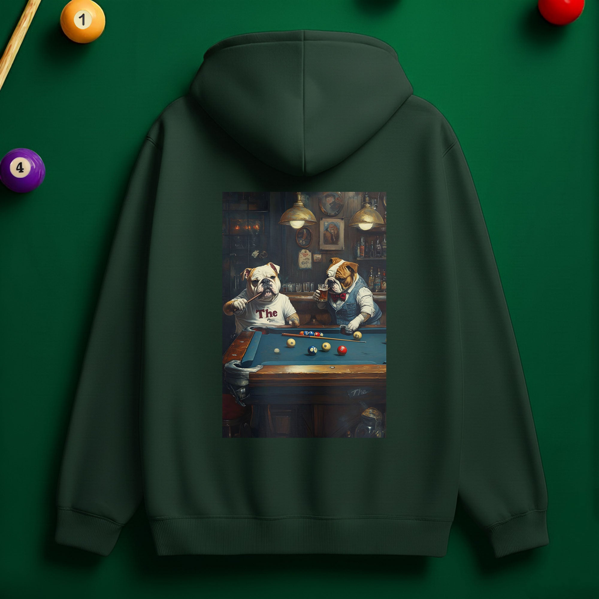 Billiard Vintage Hoodie – Classic Retro Pool Style