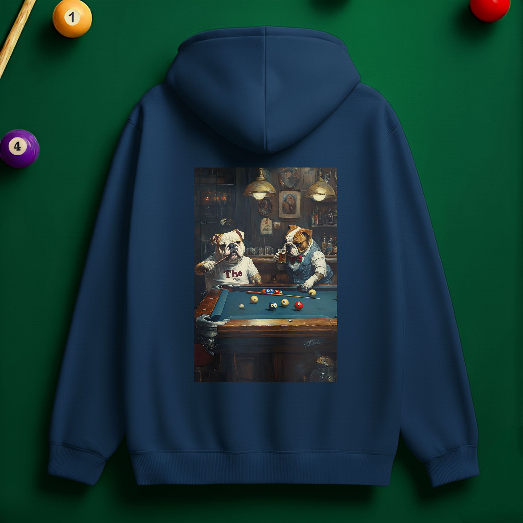 Billiard Vintage Hoodie – Classic Retro Pool Style