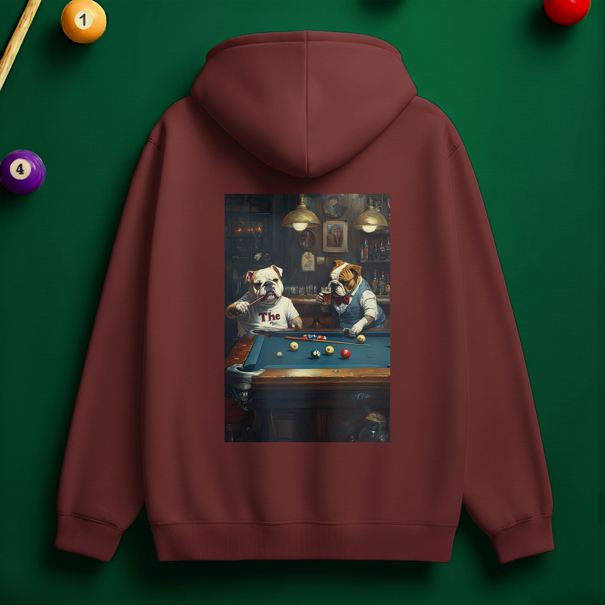 Billiard Vintage Hoodie – Classic Retro Pool Style