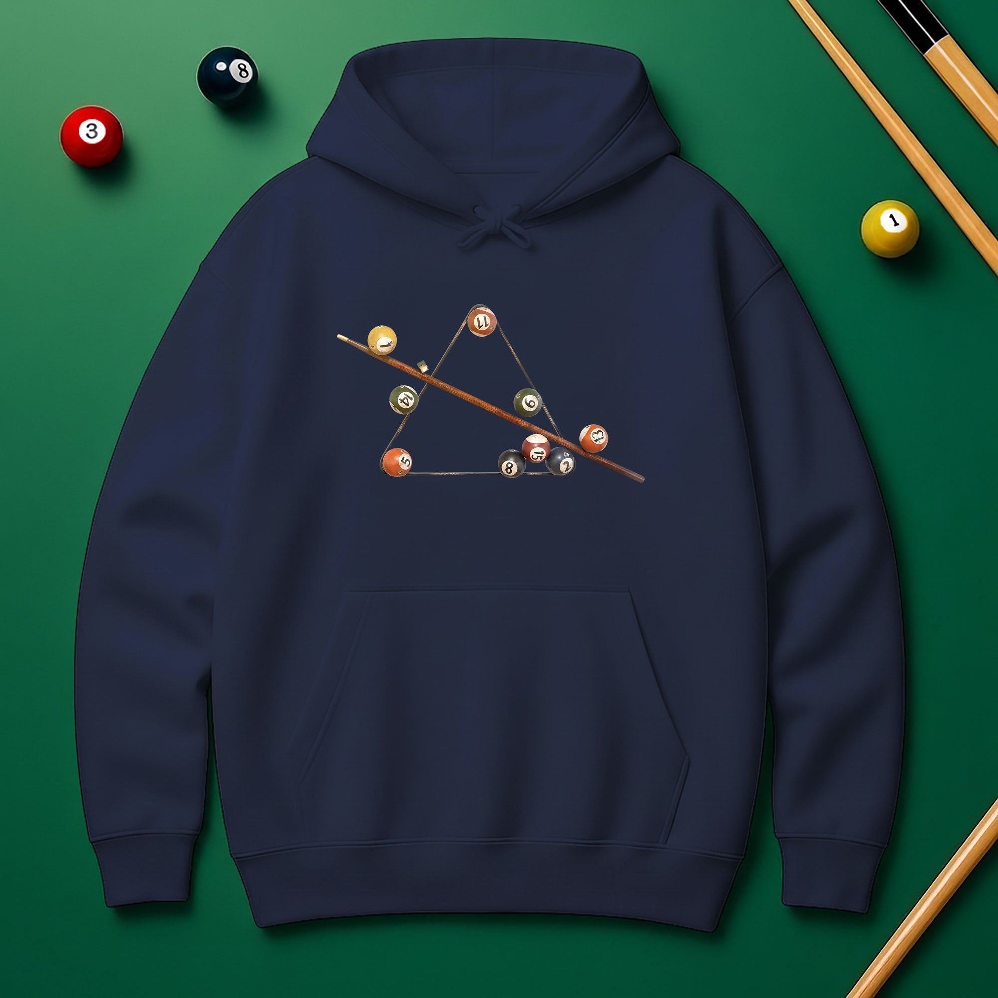 Billiard Vintage Hoodie – Classic Retro Pool Style