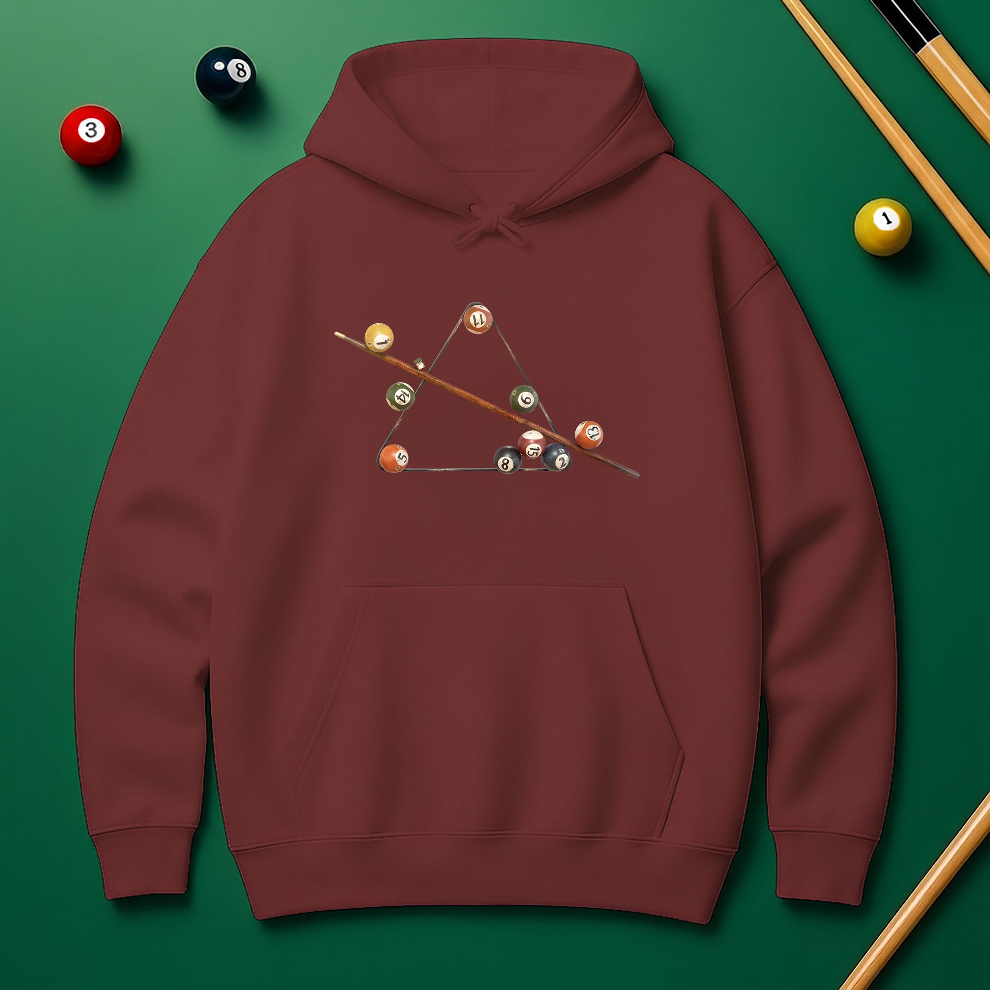 Billiard Vintage Hoodie – Classic Retro Pool Style