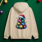 Billiards Snowman & Tree Stack Hoodie