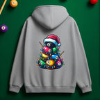 Billiards Snowman & Tree Stack Hoodie