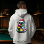 Billiards Snowman & Tree Stack Hoodie