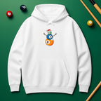Billiards Snowman & Tree Stack Hoodie