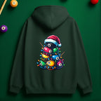 Billiards Snowman & Tree Stack Hoodie