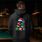 Billiards Snowman & Tree Stack Hoodie