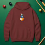 Billiards Snowman & Tree Stack Hoodie
