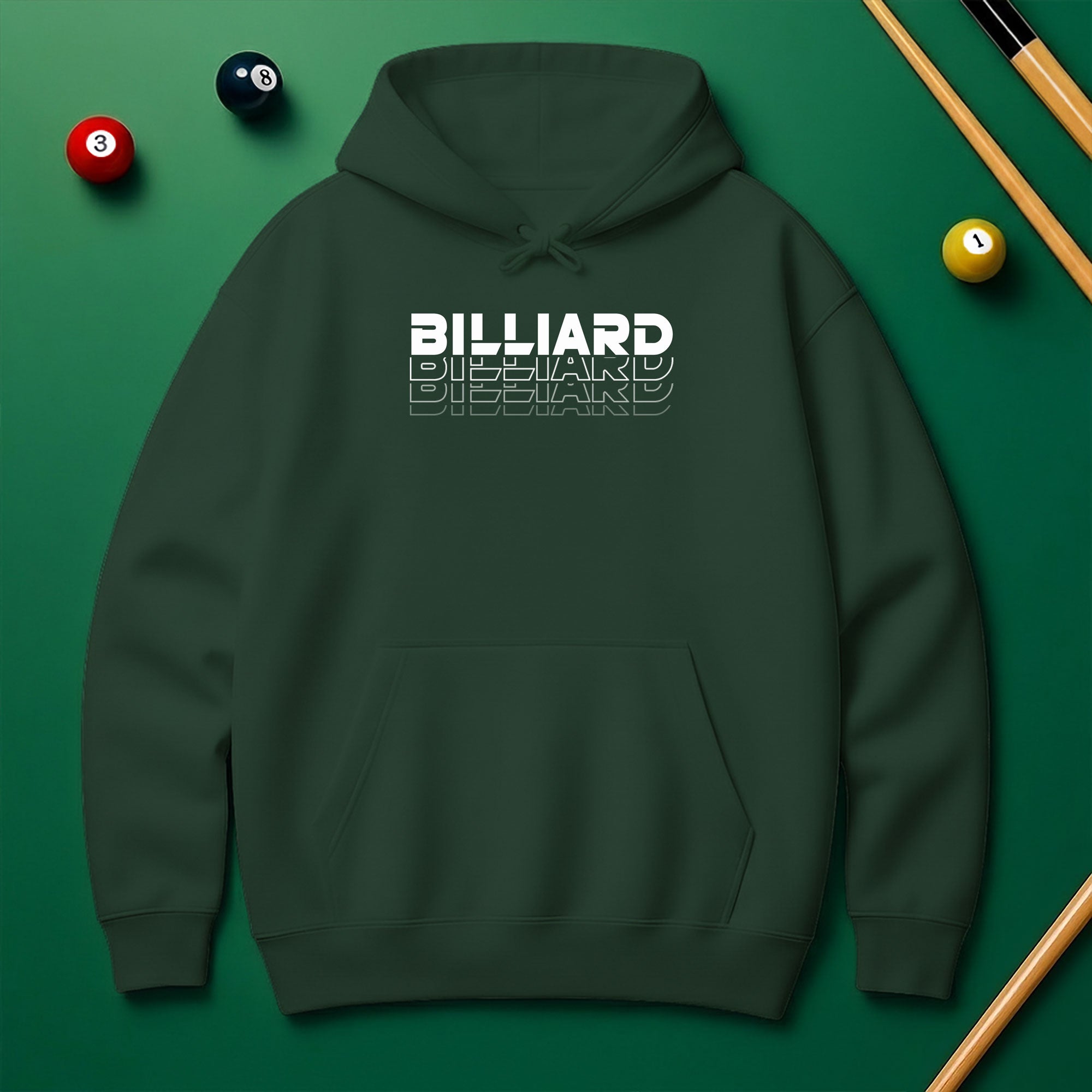 Colorful Billiard Hoodie – Vibrant Style for Pool Lovers