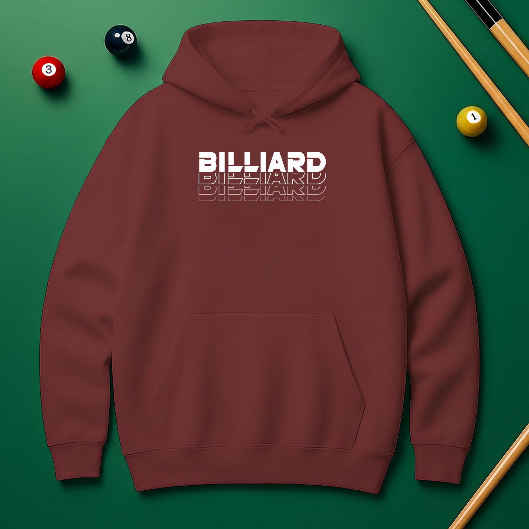 Colorful Billiard Hoodie – Vibrant Style for Pool Lovers