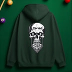 Custom Team Name Skull Billiards Hoodie
