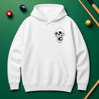 Custom Team Name Skull Billiards Hoodie